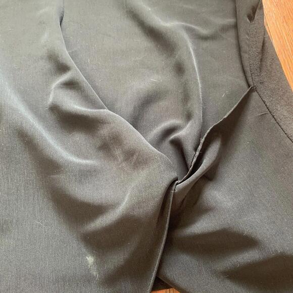 DG2 by Diane Gilman XS Navy Blue Chambray Tank Top Layer Sleeveless - Picture 2 of 10